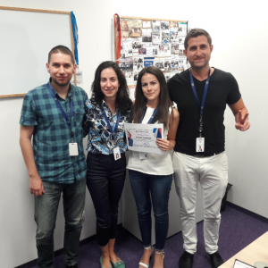 Burgas intern Denitsa Sutherland