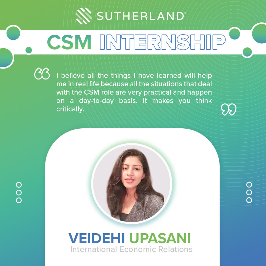 Veidehi Sutherland Customer Success Management